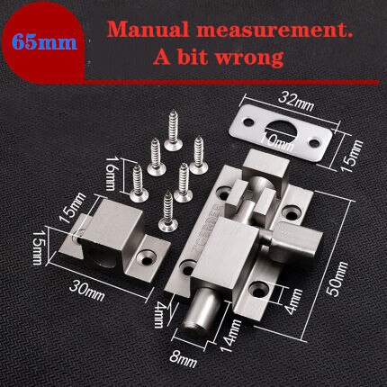 stainless steel picks sliding window door lock bolt lock barrel home door security hardware screw and screw closure