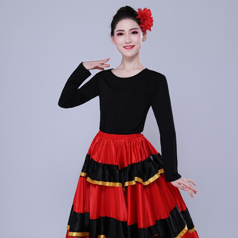 Neue Spanisch Flamenco Felsen Stierkampf Bauchtanz Kleid Kostümich Bühne Leistung Party verrotten Felsen Frauen Weibliche Kleidung DL5157