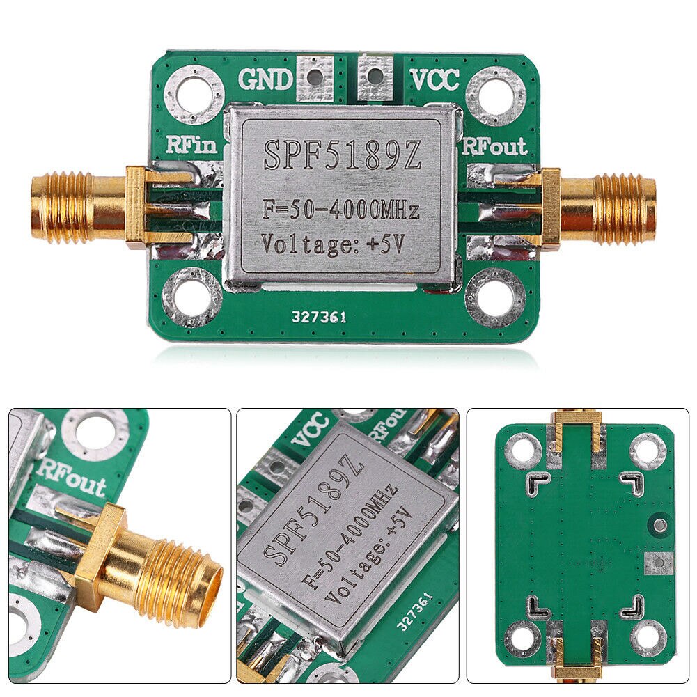SPF5189 Low Noise Amplifier Module Signal Receiver 50-4000MHz Wideband Wide Use Practical Transmitter RF Radio Frequency