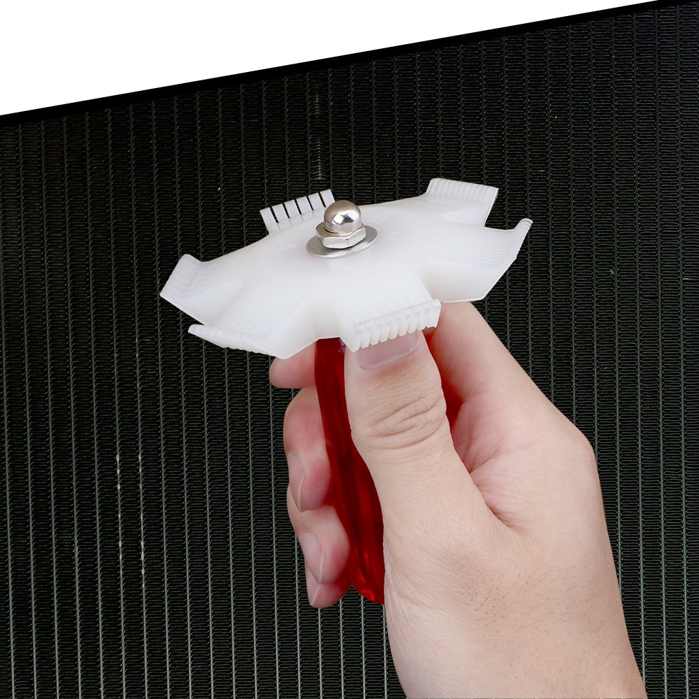FORAUTO Car Radiator Condenser Evaporator Car Wash Brush Air-conditioning Radiator Cleaner Plastic Car Cleaning Tools