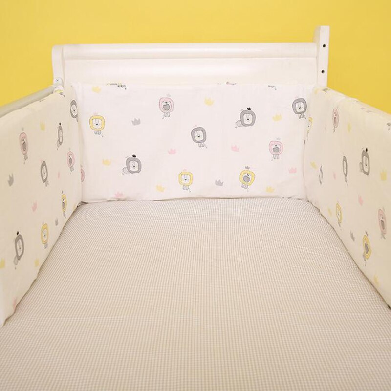 Pasgeborenen Baby Bed Bumpers Cot Wieg Rond Kussen Veiligheid Protector Kinderen Bed Kussens Beddengoed BWZ007: A