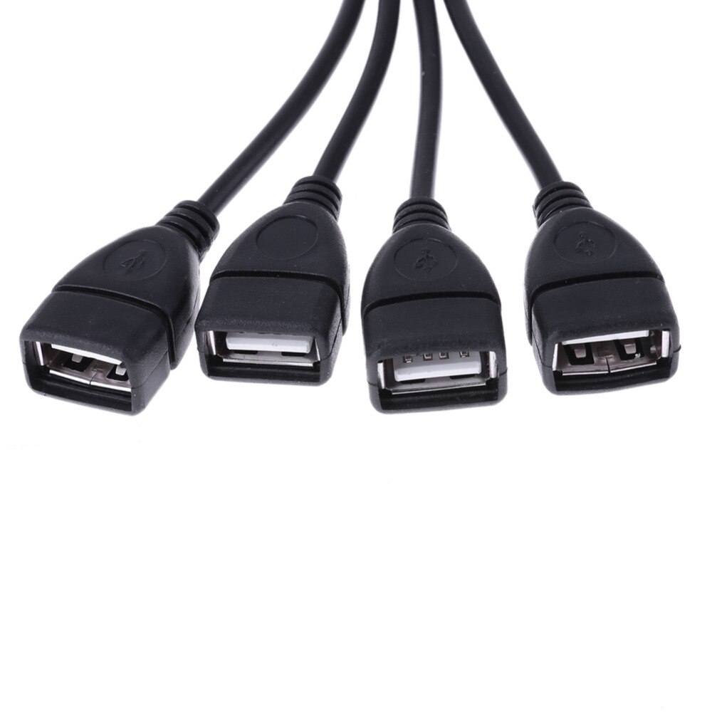 4 in 1 Ports USB 2.0 Extender Cable Splitter Connector Adapter Multi Ports USB Hub Extender for Notebook Laptop PC Computer