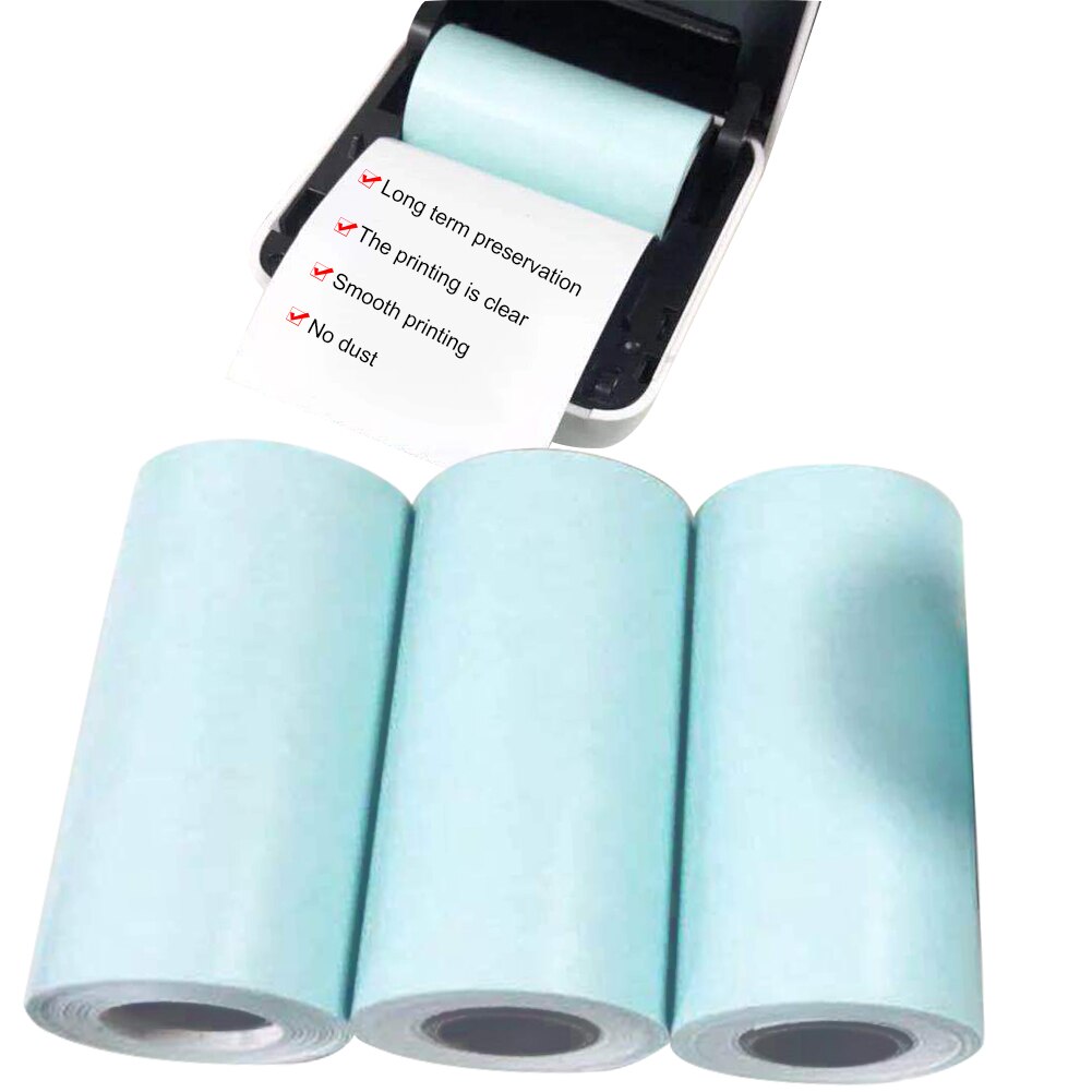 Mini-imprimante Photo professionnelle avec autocollant thermique Direct, papier autocollant imprimable 57x30mm, étiquette auto-adhésive pour Peripage A6, 3 rouleaux
