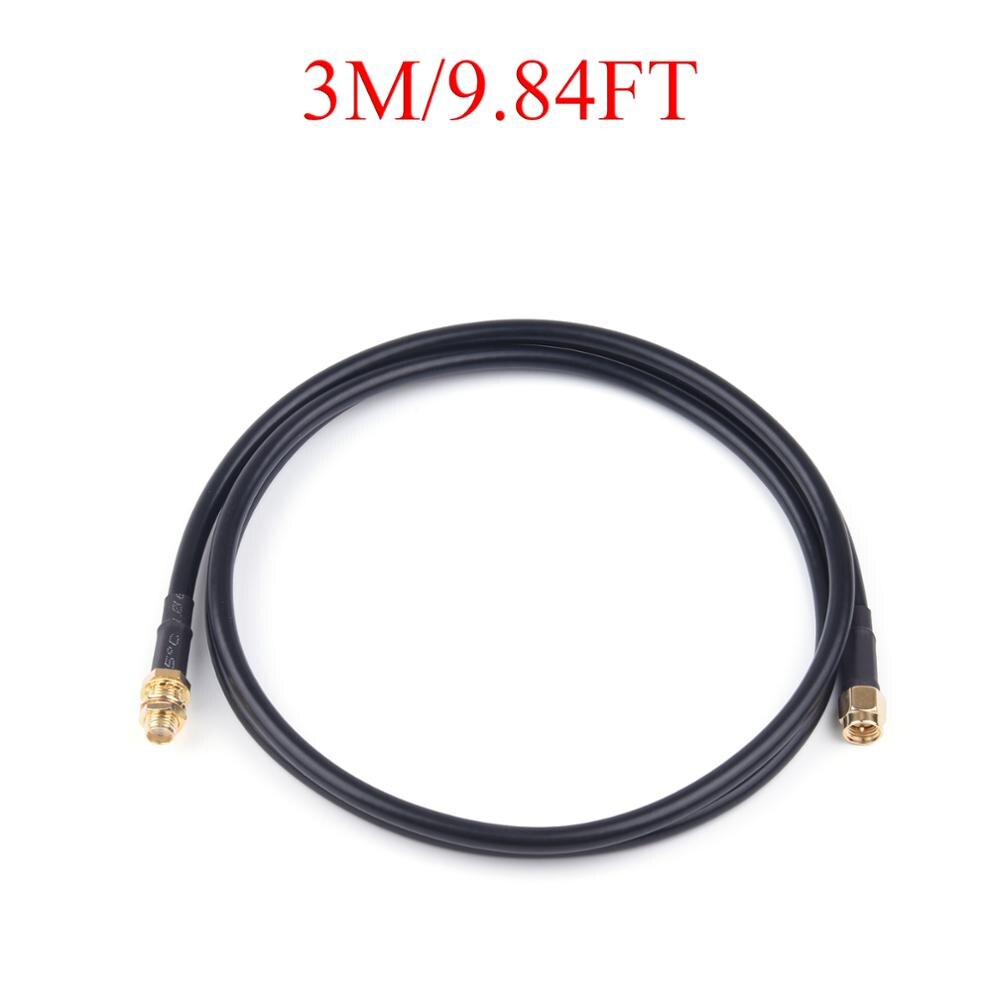 1-20M RG58/50-3 RF Koaxialkabel SMA Weiblichen zu Männlichen Draht Radio Verlängerung Für 4G LTE zellular Verstärker Signal Booster Antenne: 3m(9.84ft)