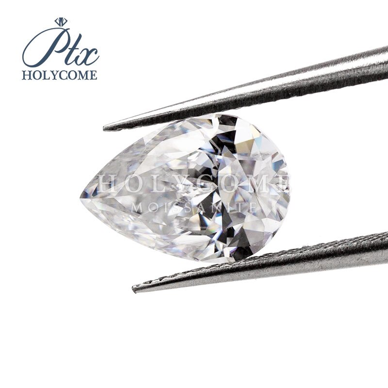 Def Wit Kleine Maat Lab Grown Moissanite4x6mm Peer Cut Losse Moissanite Diamond Ruw Voor Sieraden Maken