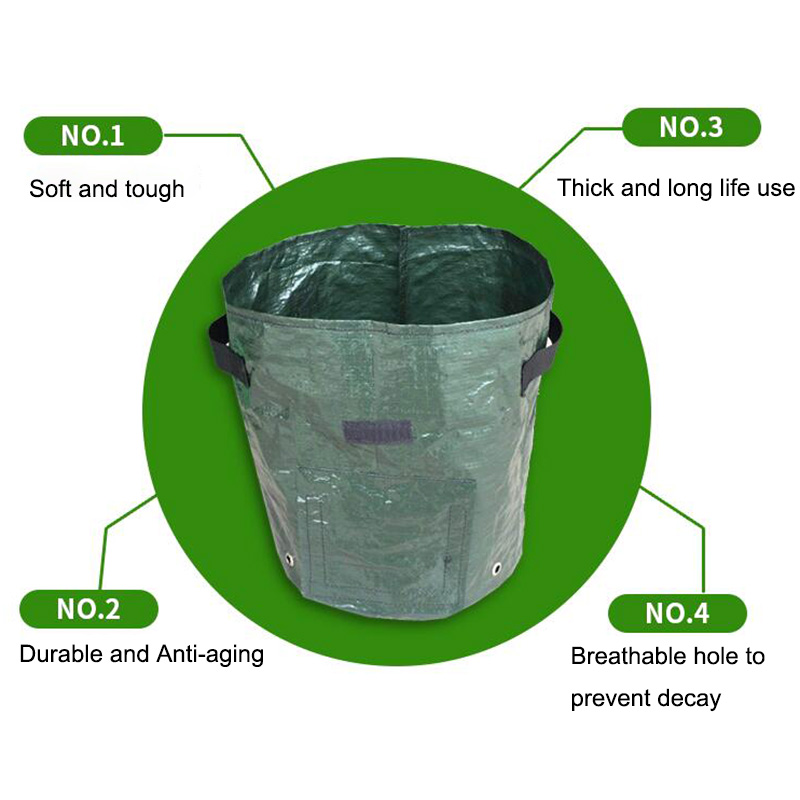 5 10 gallon Potato Planter Grow Gardening Bag DIY PE jardin Pots Planting Vegetable tomato growing home Garden Tools