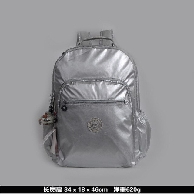 Mochila de nailon con de Mono para mujer, bolso de hombro de colegio, de viaje, Original, 100%