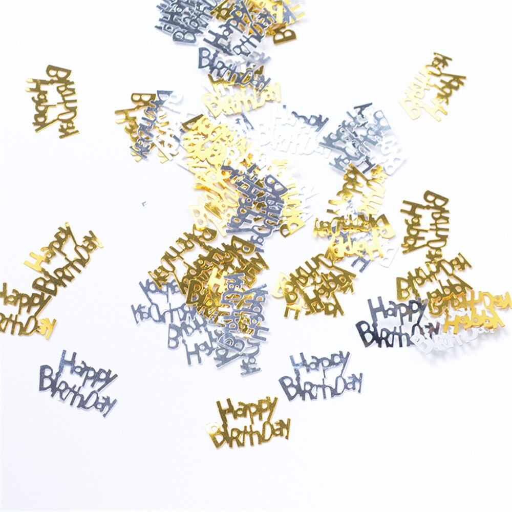 Pink Happy Birthday Cake Dots Confetti Sequins Glitter No Hole Embellishment