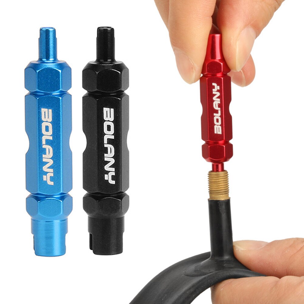 Bicycle Tire Nozzle Wrench Multifunctional Valve Core Tool Double-head Portable Removal disassembly spanner Bike Repair