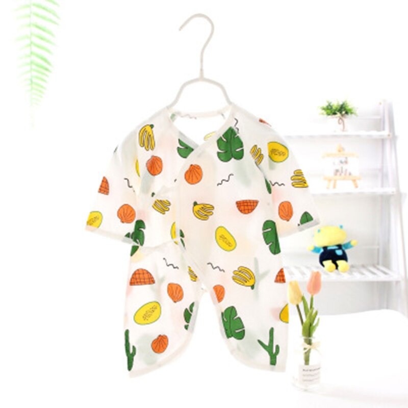 Meisje Peuter Baby Boy Dunne Rompertjes Katoen Romper Bodysuit Jumpsuit Playsuit Kleding, 6 Prachtige Patronen Voor Zomer 124D