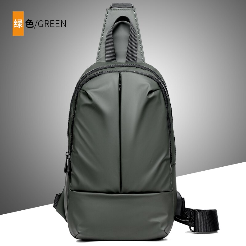 Männlichen Schulter Taschen Umhängetaschen Freizeit Anti Diebstahl Brust Tasche Schule Sommer Kurze Reise Boten Tasche Neue Männer: Grün