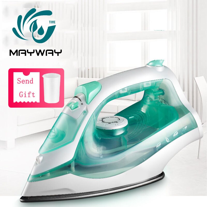 1200W Mini Portable Electric Steam Iron For Clothes Multifunction Adjustable Ceramic soleplate iron for ironing Travel Home
