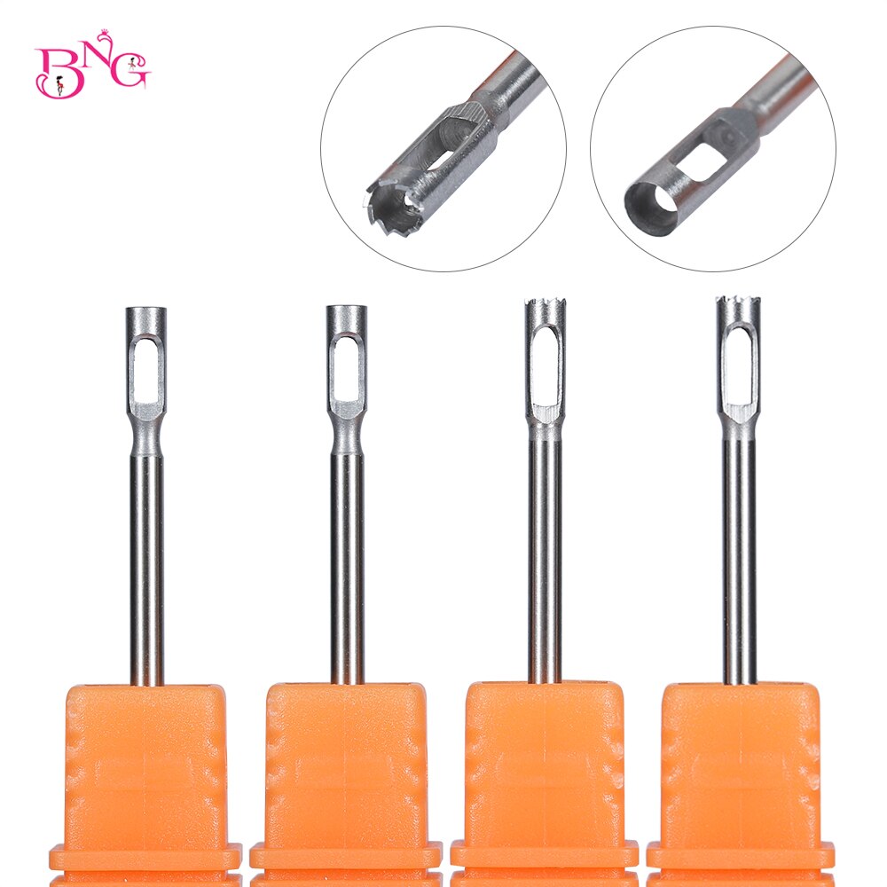 BNG Pedicure Tools Remove Corn Stainless steel Corn Drill Bit Drill Accessories 3/32" Rotary Burr Bits For Pedicure