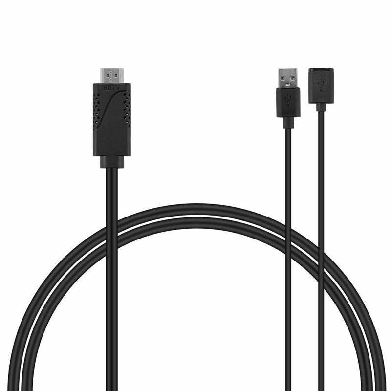 Câble adaptateur USB femelle vers HDMI mâle HDTV pour iPhone 11 8 7 7plus 6S 6plus
