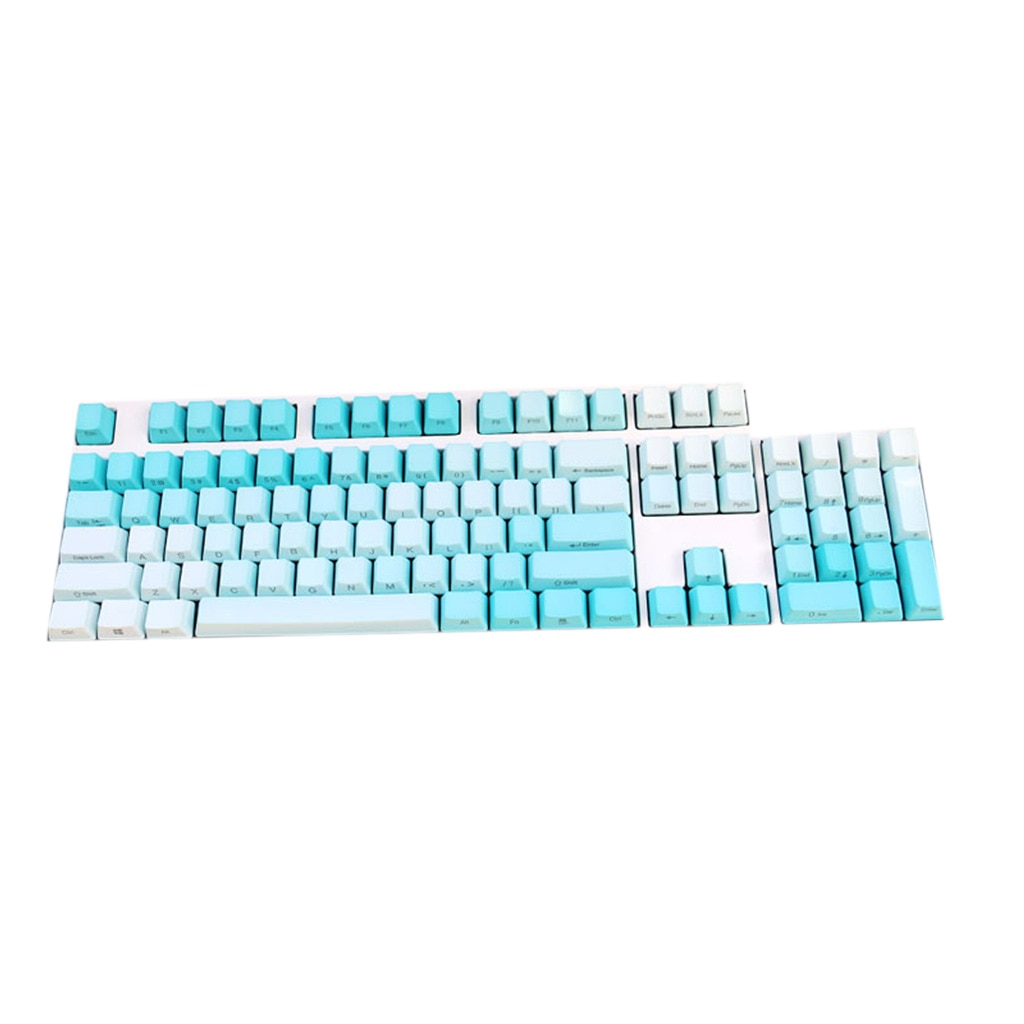 87/104/108 Keys OEM Profile Custom Side-Printed Keycaps PBT Backlit Gradient Keycaps for MX Cherry Mechanical Keyboard