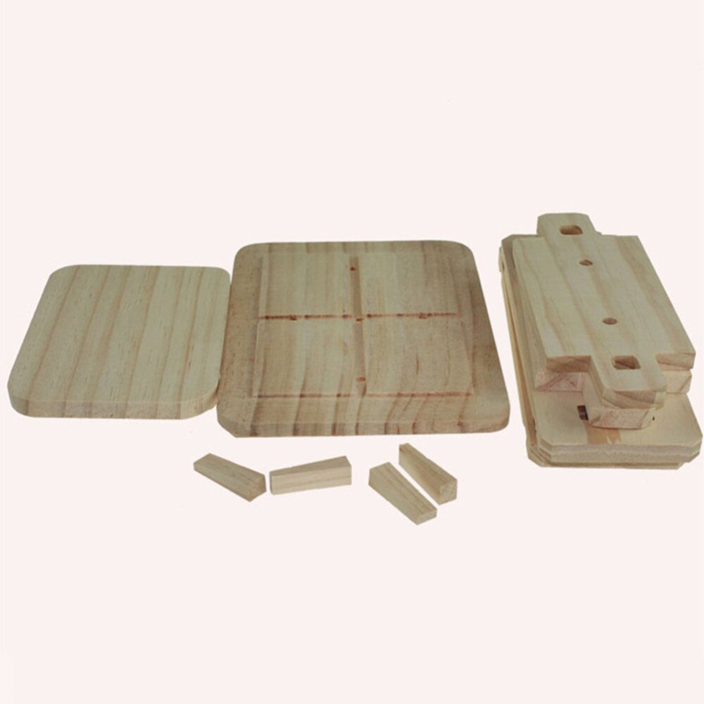 Handmade Wooden Tofu Mold Restaurant Removable Wooden Kitchen Small Home Tofu Maker Accessories Tools DIY Tofu Mold Cooking