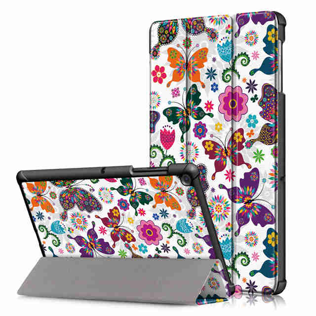 Ultra-thin Magnetic Smart PU Leather Cover for Samsung Galaxy Tab S5e SM-T720 T725 10.5" Tablet Auto Sleep/Wake Funda Case: Butterfly