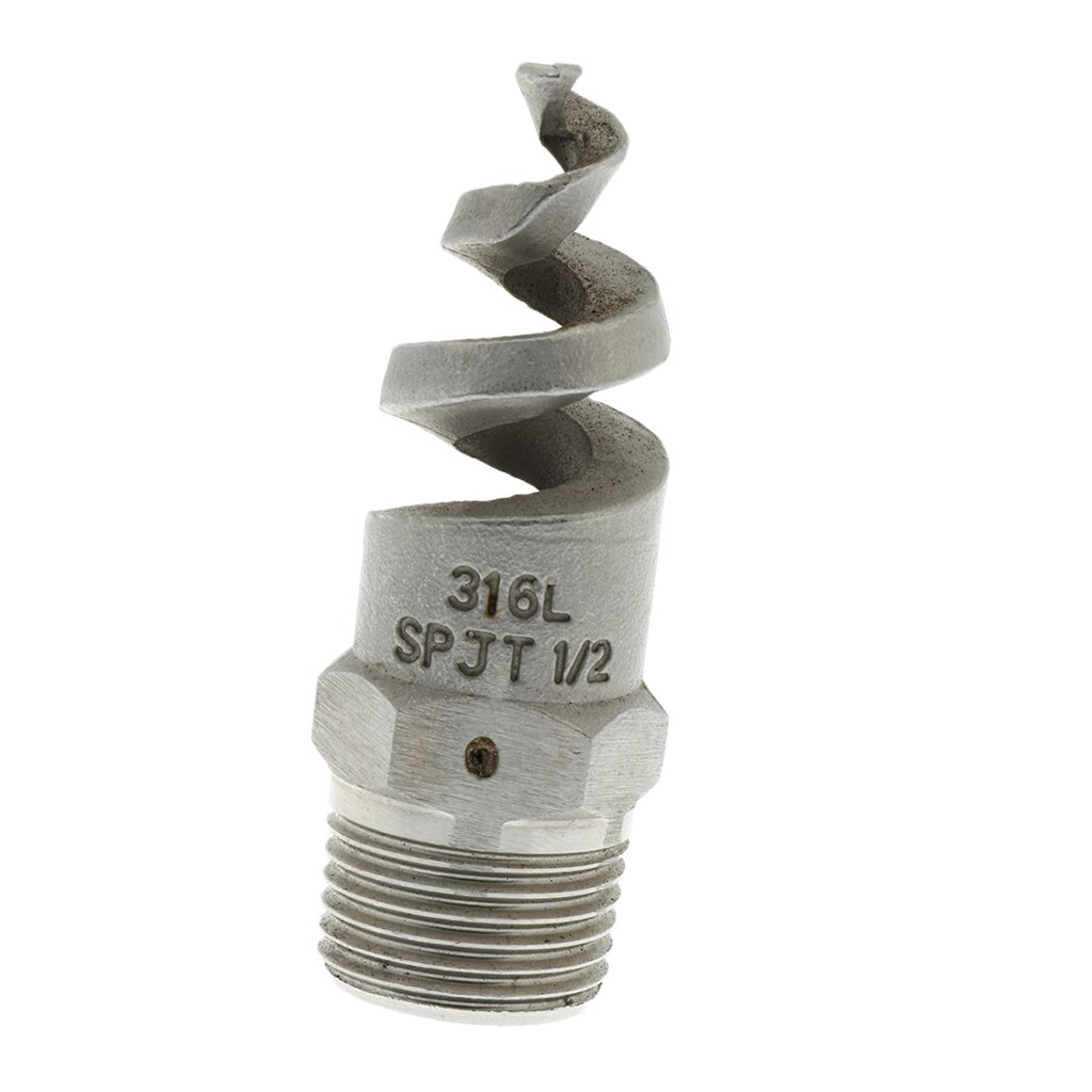 Spiraal Kegel Verneveling Sproeikop 1/2 Inch/Man/316L Rvs 120 °