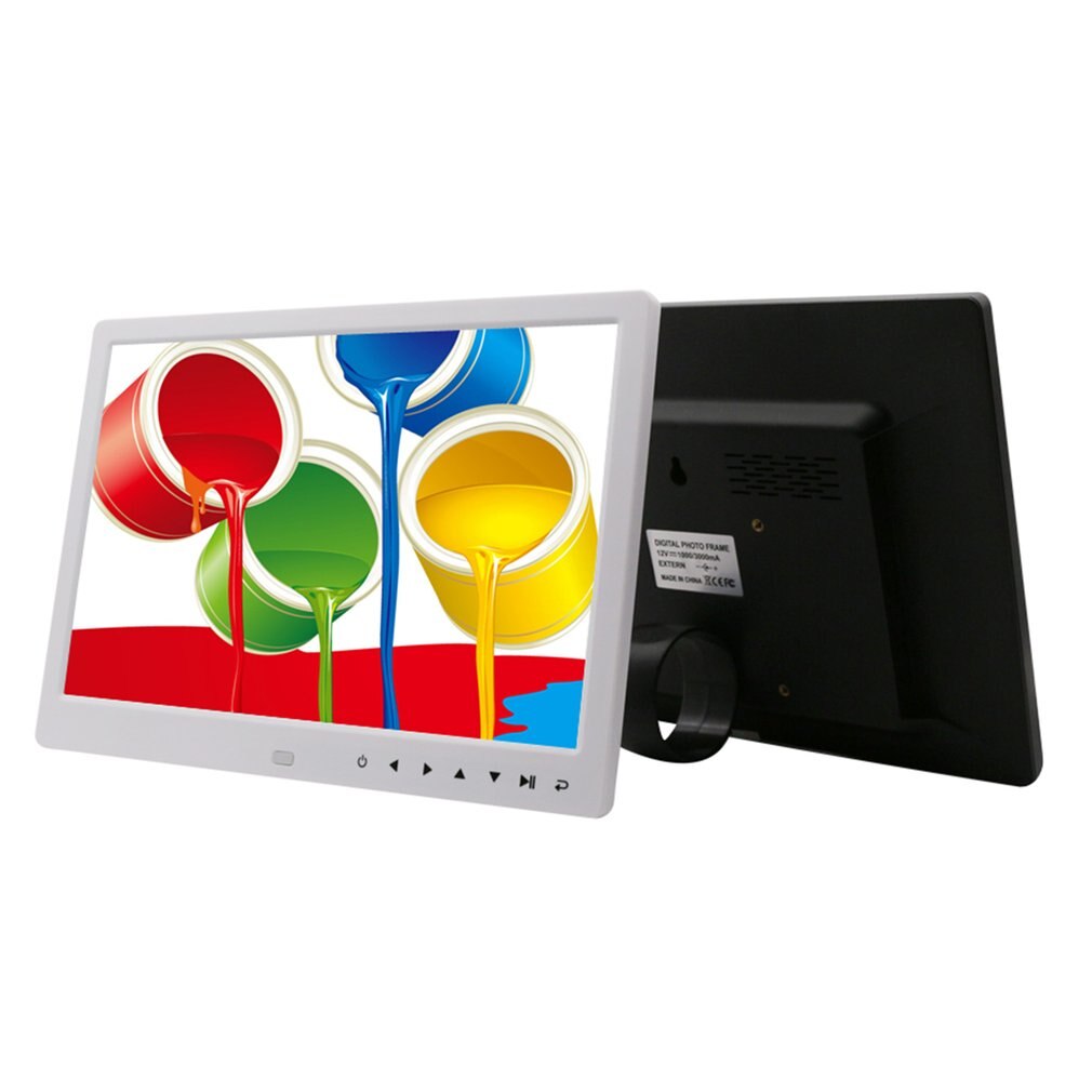 Quadro de imagem digital 12 polegada eletrônico digital photo frame ips display com ips lcd 1080p mp3 mp4 video player