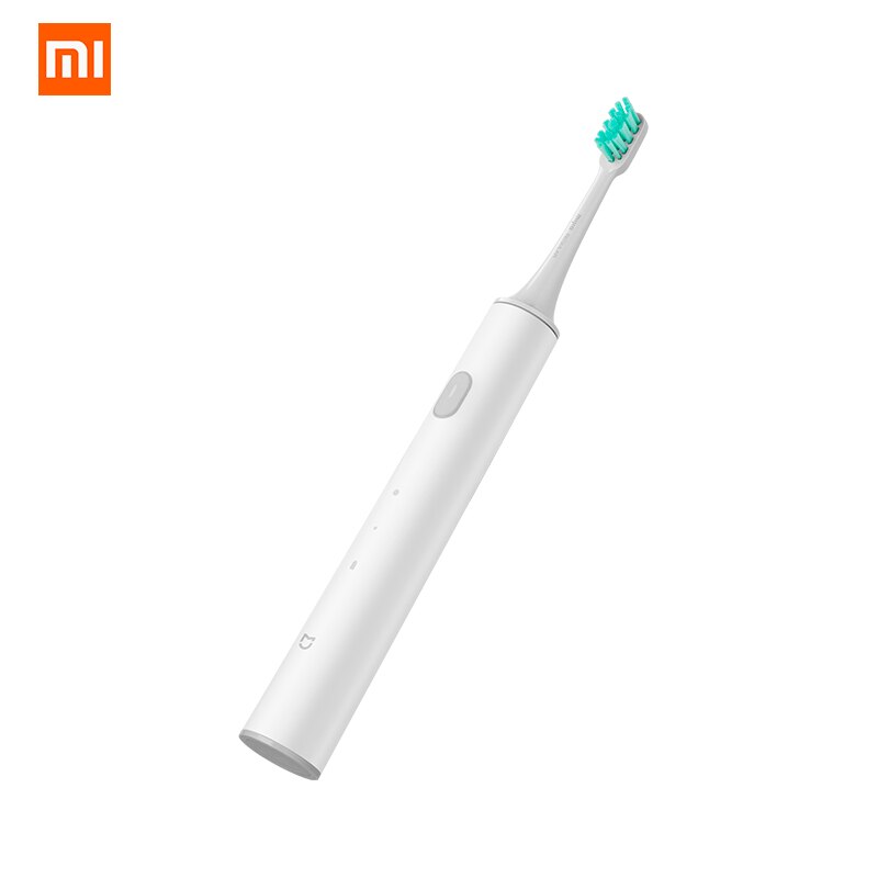 Xiaomi mijia  t500 t300 elektrisk tandbørste smart sonisk børste ultralydsblegning af tænder vibrator trådløs mundhygiejnerens: T300 hvide