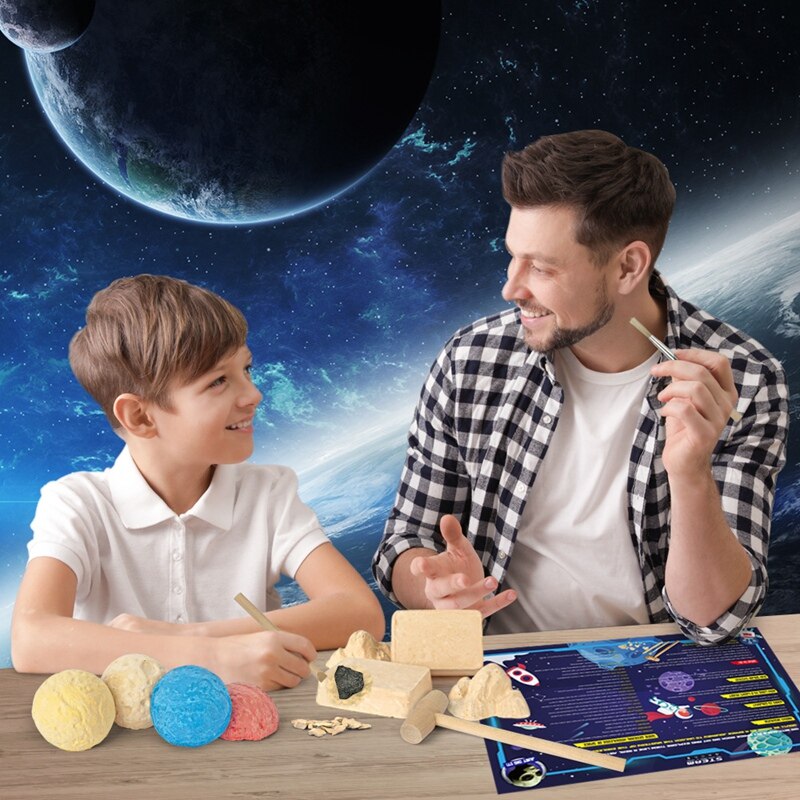 Kleurrijke Edelsteen Graven Kit Opgraving Kit Kids Diy Wetenschap Educatief Archeologische Speelgoed Biologie Speelgoed