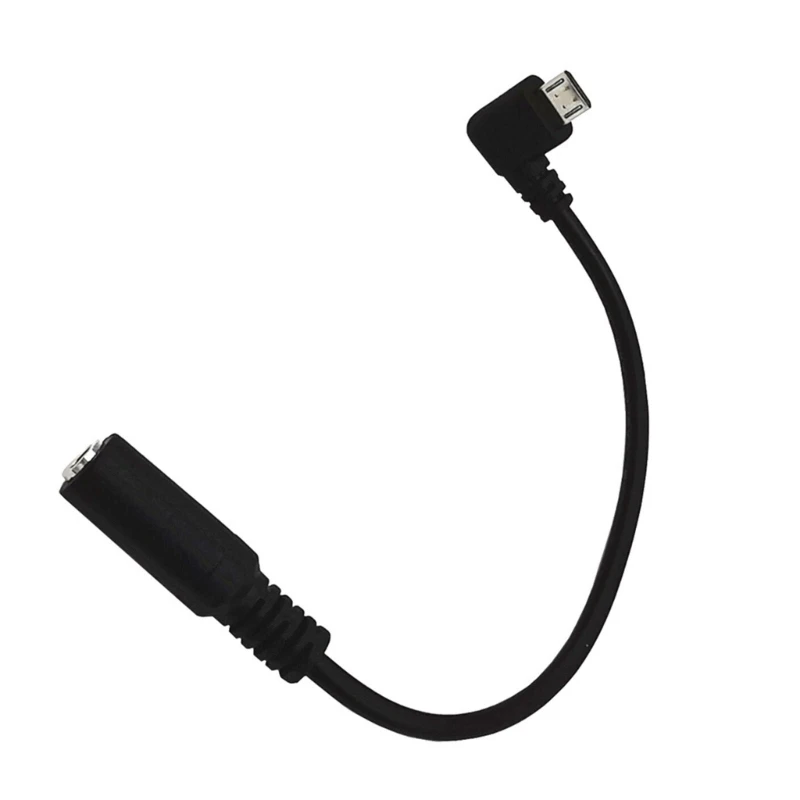 Micro USB Male to 3.5mm Adapter Cable Connector Adapter Cable 0.15M