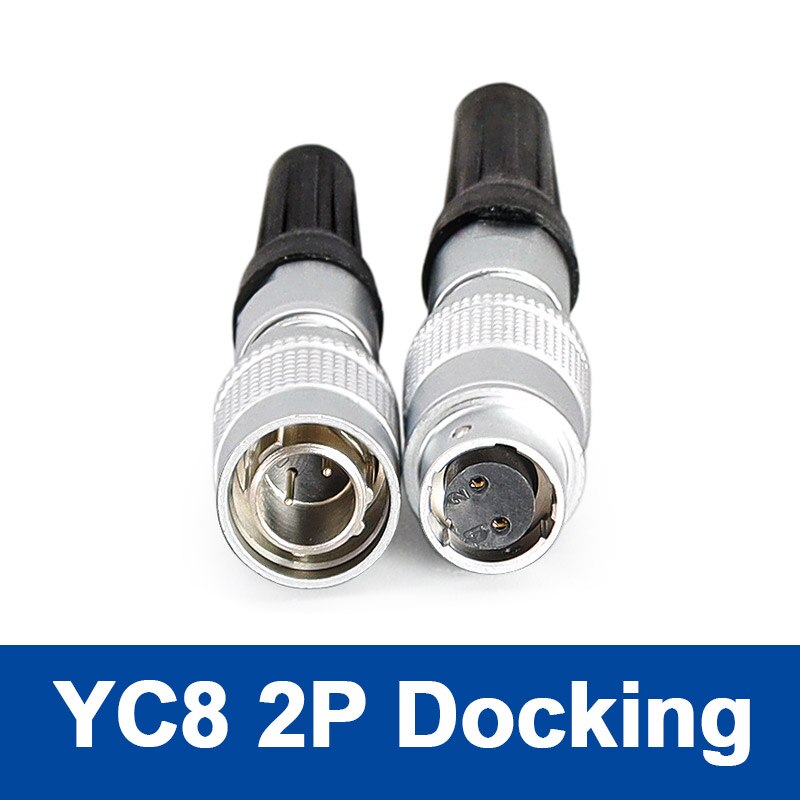 YC8 mini circular connector docking sensor connector push pull self lock 8mm 2Pin3pin4pin5pin6pin7pin: 2Pin