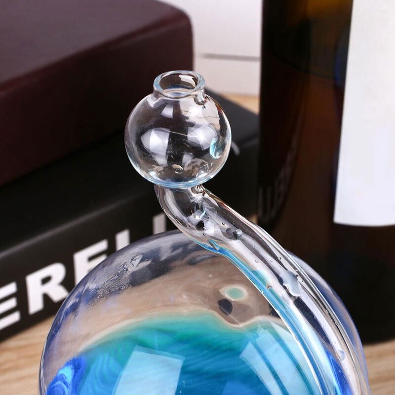 Inspireret glas vejr storm prognose flaske barometer hjemmekontor diy dekor  sp99