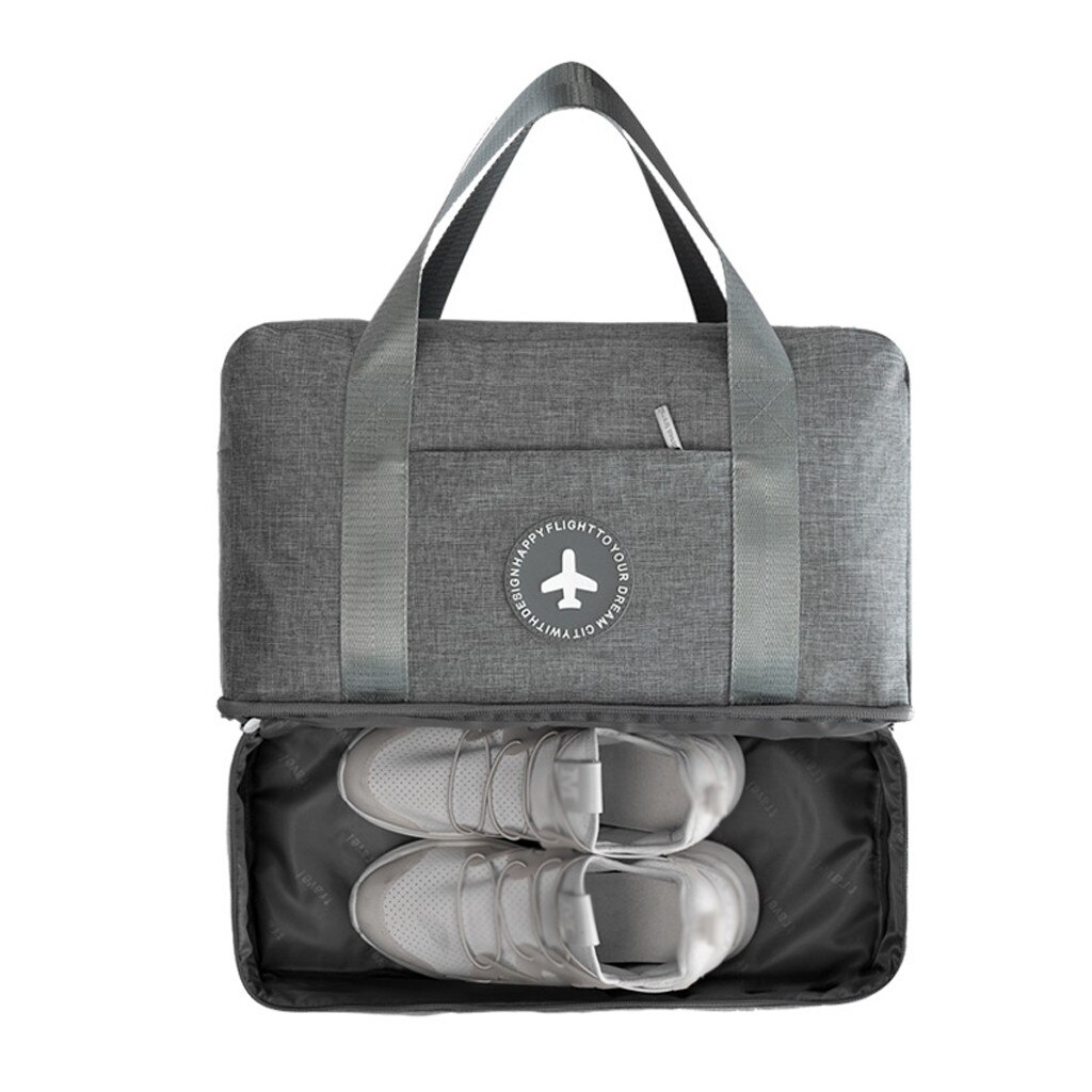 Waterdichte Reistas Voor Man Vrouwen Reizen Plunjezak Schoenen Tas Grote Handbagage Droog Nat Scheiding Opbergtas reizen