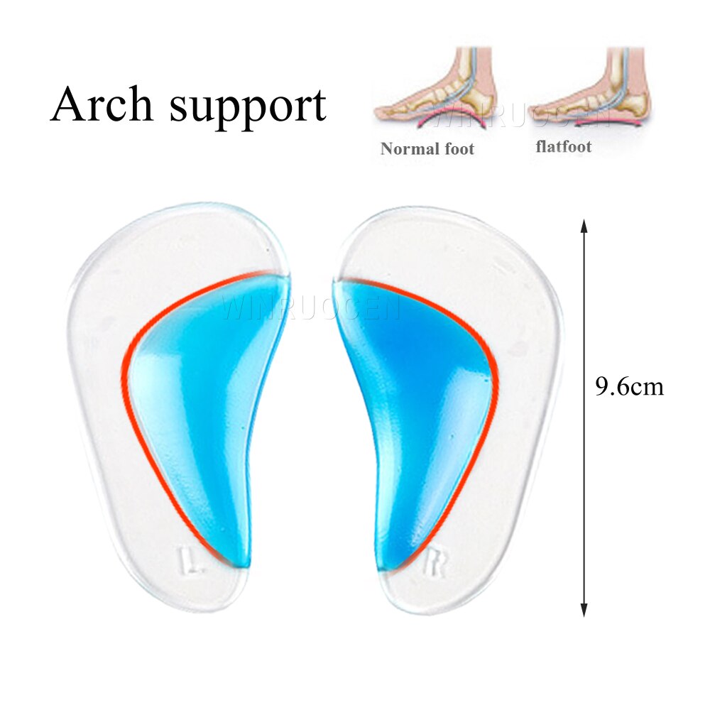 Plantilla ortopédica de goma EVA para niños, plantilla ortopédica para pies planos, soporte para ARCO, insertos para pies planos, almohadilla para cuidado: Arch support