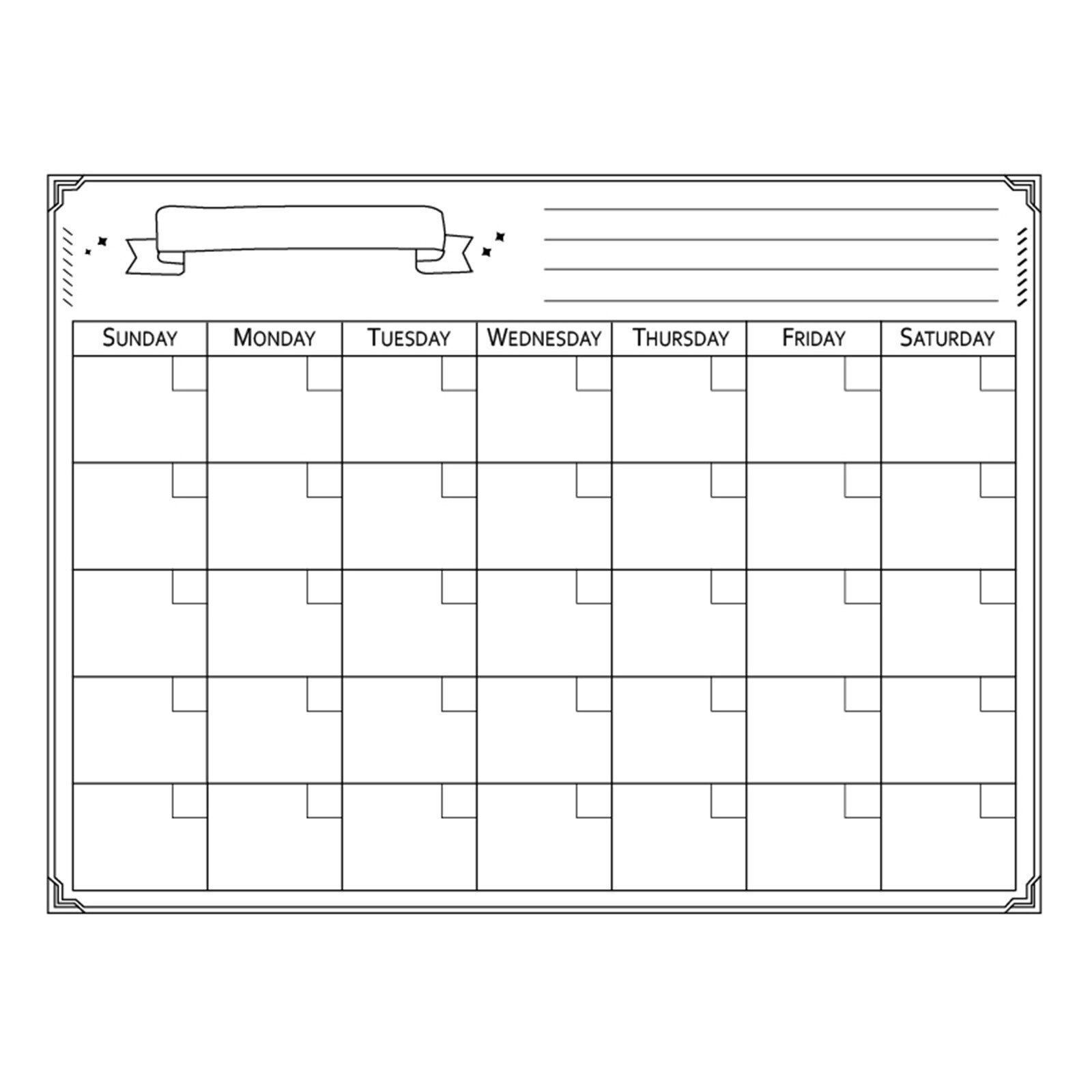 Magnetic refrigerator family notepad weekly and monthly plan whiteboard flexible daily message drawing announcement whiteboard#4: HB0020