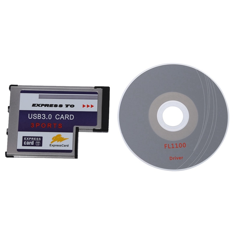 3 Port USB 3.0 Express Card 54mm PCMCIA Express Card for Laptop