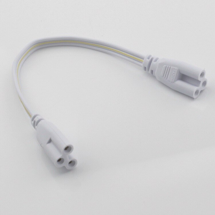 Connecteur de Tube LED T8, 3 broches, 50cm, 3 phases, T4 T5, éclairage Led, connexion de fil à Double extrémité, 30CM