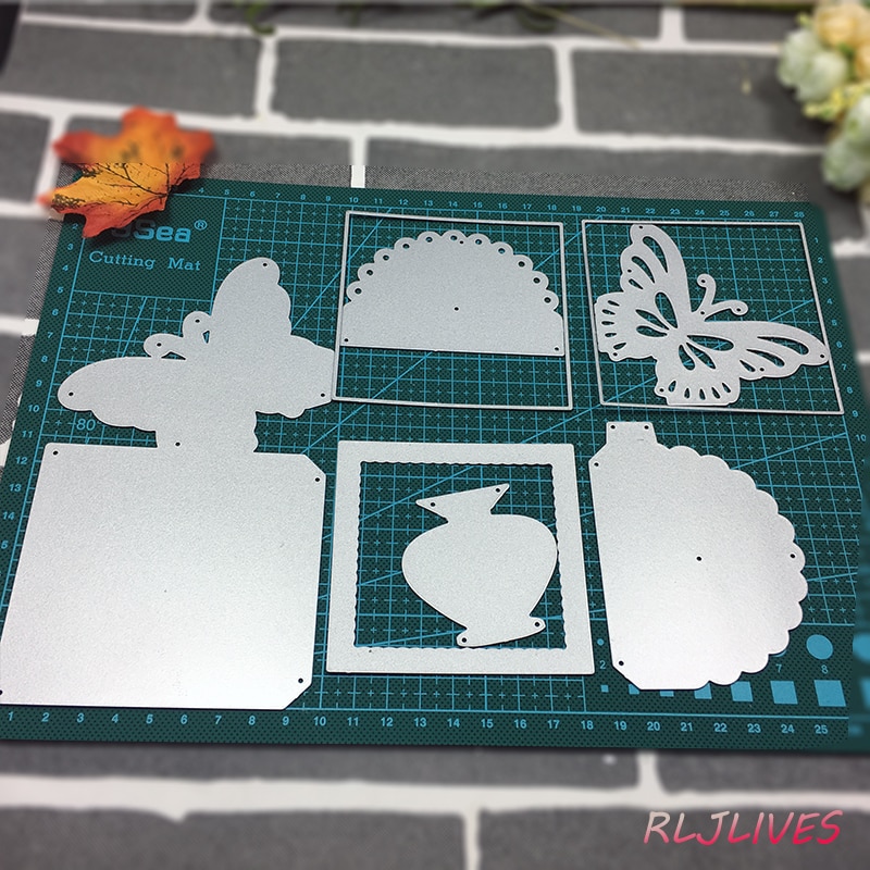 RLJLIVES Explosion Box Metal Cutting Dies Stencils for DIY Scrapbooking Stamp/photo album Decorative Embossing DIY Paper Cards