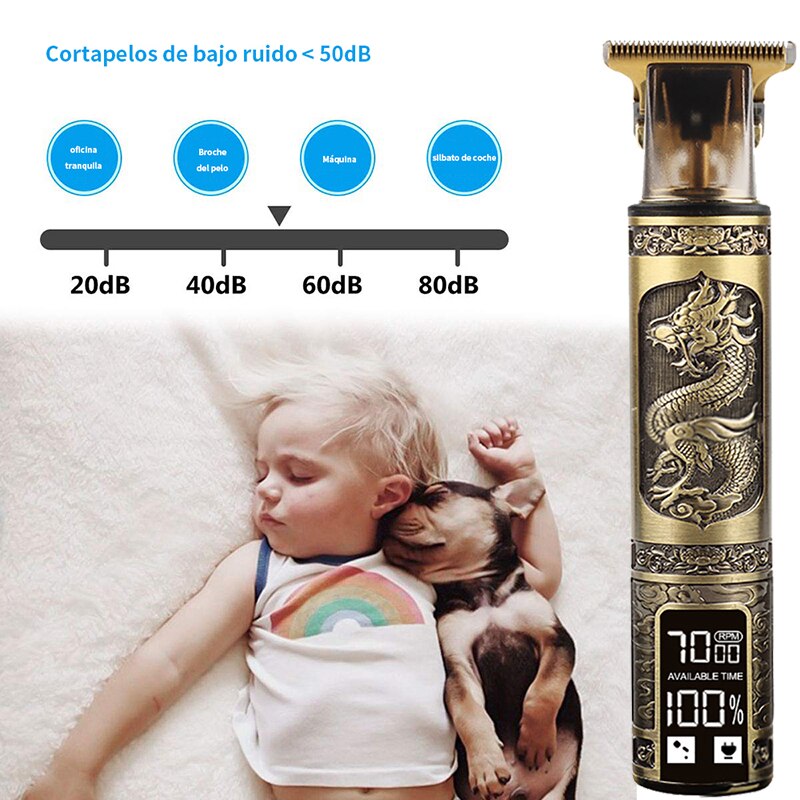 T9 USB Electric Hair Cutting Machine Rechargeable Cut Hair Clipper Man Shaver Trimmer For Men Barber Beard Trimmers