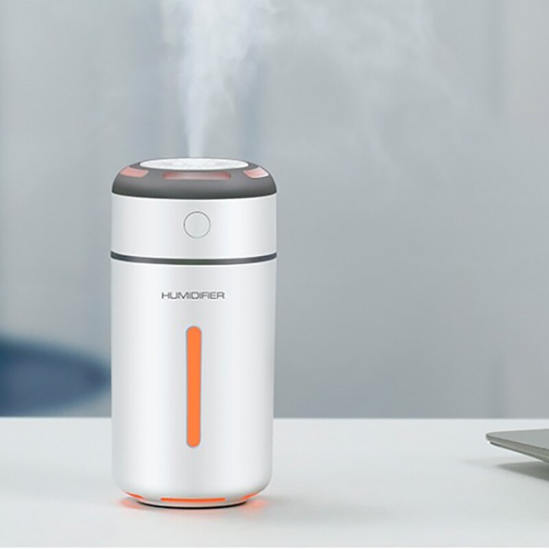 Car Air Humidifier Portable Aromatherapy Diffuser USB Ultrasonic Humidifier Colorful Night Light Atomizer 230Ml