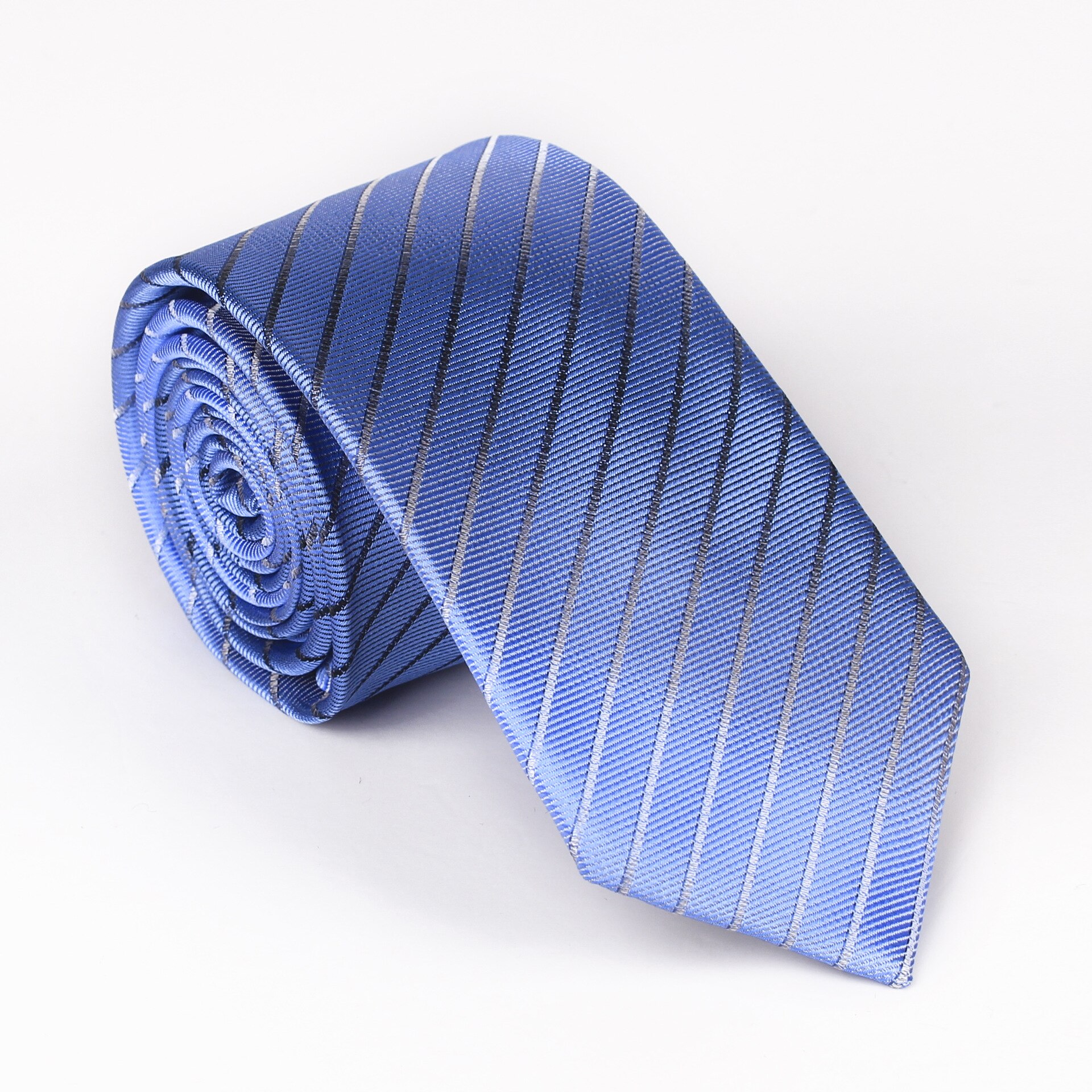 Männer Krawatten Klassische männer Streifen verrotten Marine Blau Hochzeit Krawatten Jacquard gewebte Männer Solide Geschäft Krawatte Tupfen krawatten