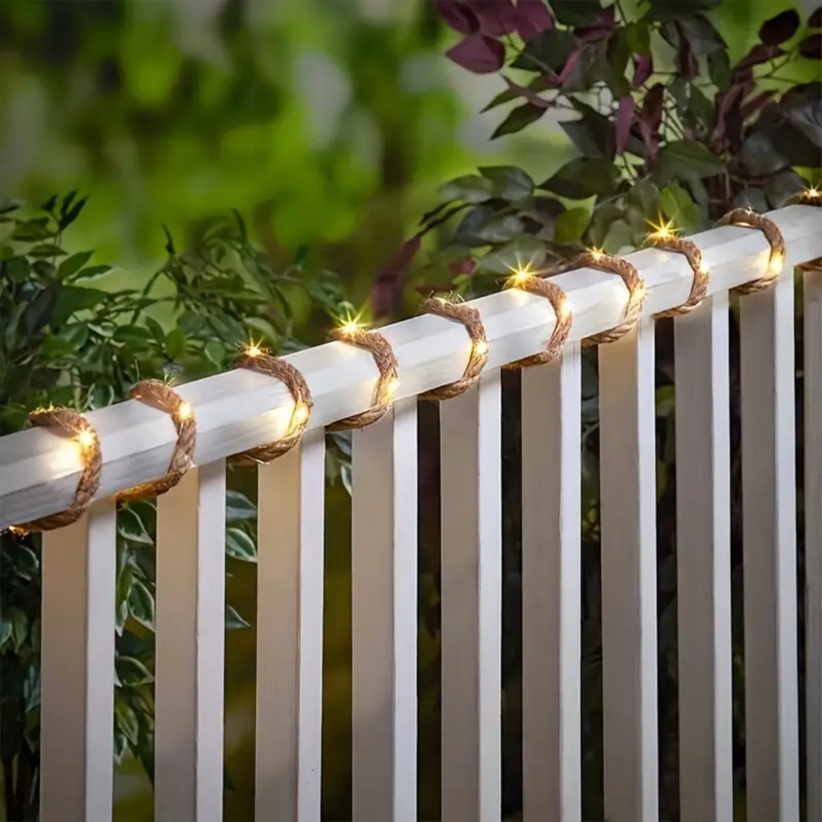 1pc50LED Solar- retro Hanf Seil Kupfer Draht Licht Mit 8 Modi Ich bin Freien Wasserdichte Camping Schnur Licht Park Gebühr atmosphäbetreffend Lampe