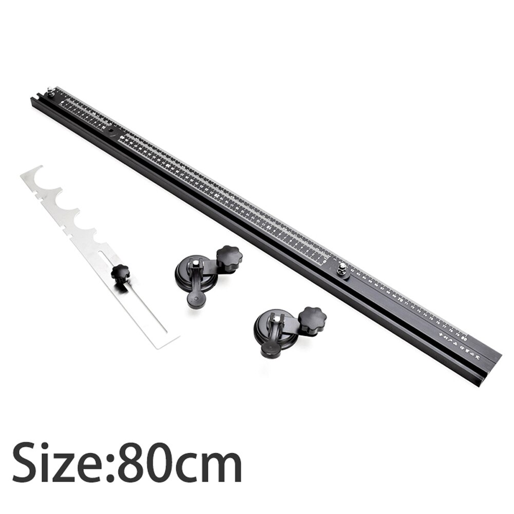 Cutting Tool Multifunction Positioning Special-shaped Measuring Ruler Ceramic Tile Paper Cutting Dependent Tool Tile 80/120 cm