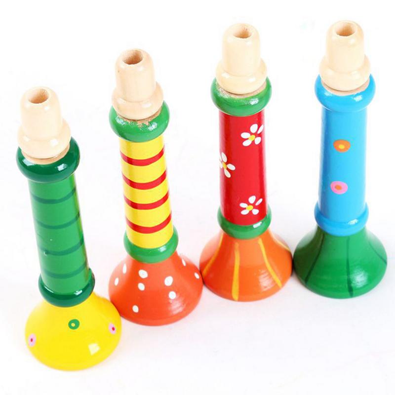 Wooden Fipple Flute, Educational Instrument for Children