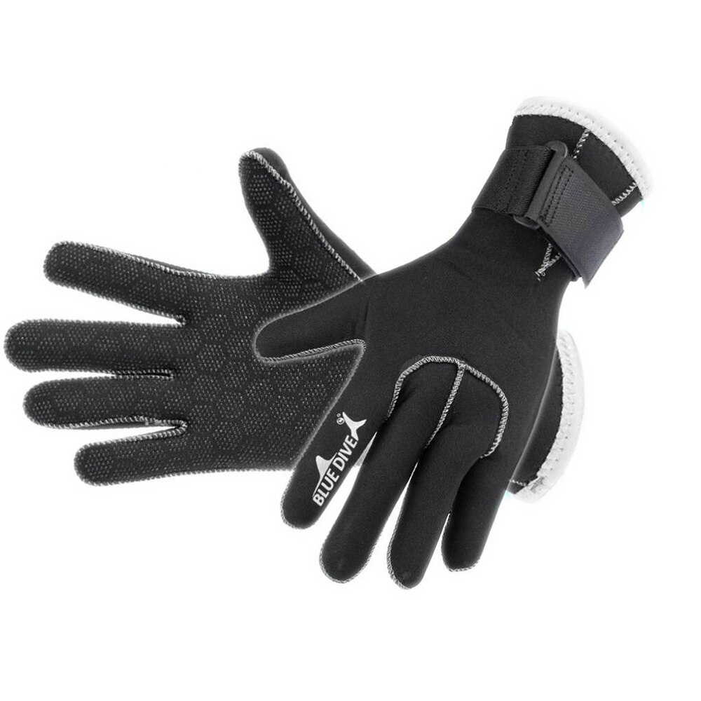 1 Paar Water Handschoenen 3Mm Neopreen Vijf Vinger Warm Wetsuit Winter Handschoenen Voor Duiken Snorkelen Peddelen Surfen Kajakken Kanoën