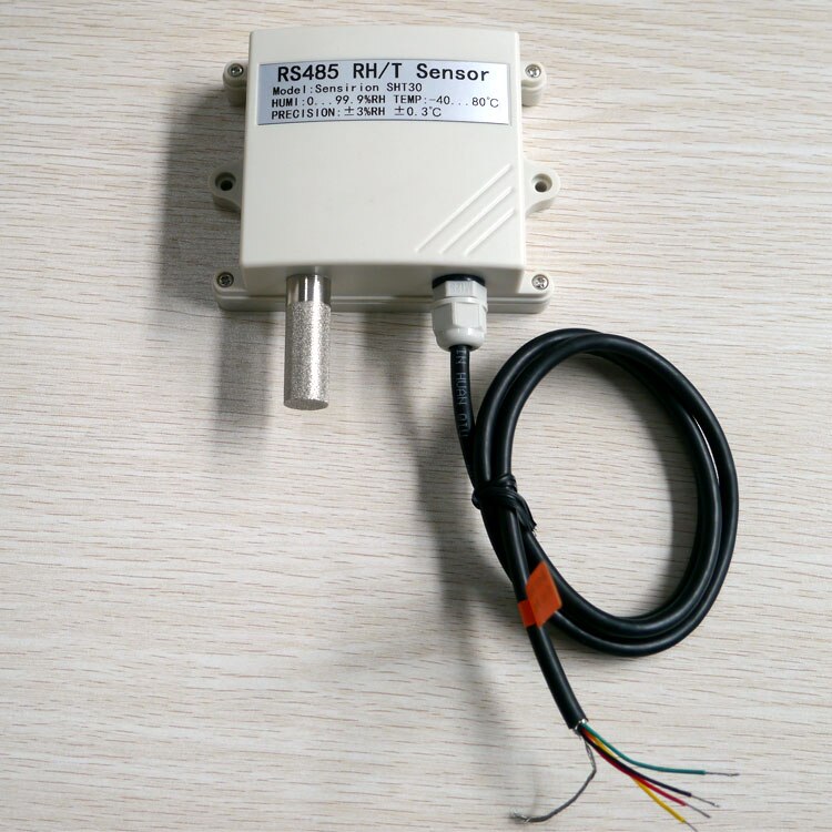 RS485 Temperatuur En Vochtigheid Zender Sensor Modbus SHT30/31 Nixie Buis In Engels