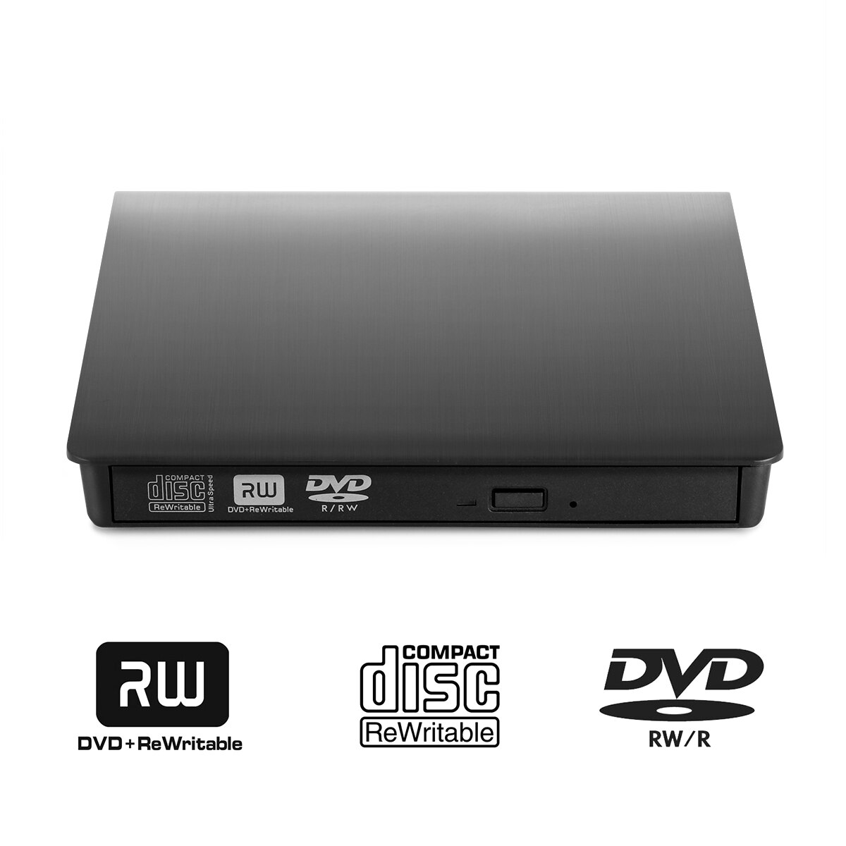 Externe Dvd Drive Meerdere Formaten Ondersteund Externe Dvd Drive Cd/DVD-RW CD-RW Schrijver/Brander Usb 3.0 Externe dvd Drive: Brushed surface