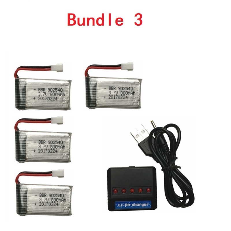 3.7V 800mAh lipo Battery and Charger for SYMA X5 X5C X5HW X5SW M68 For RC Camera Droens Qaudcopter Spare 902540 Battery Parts