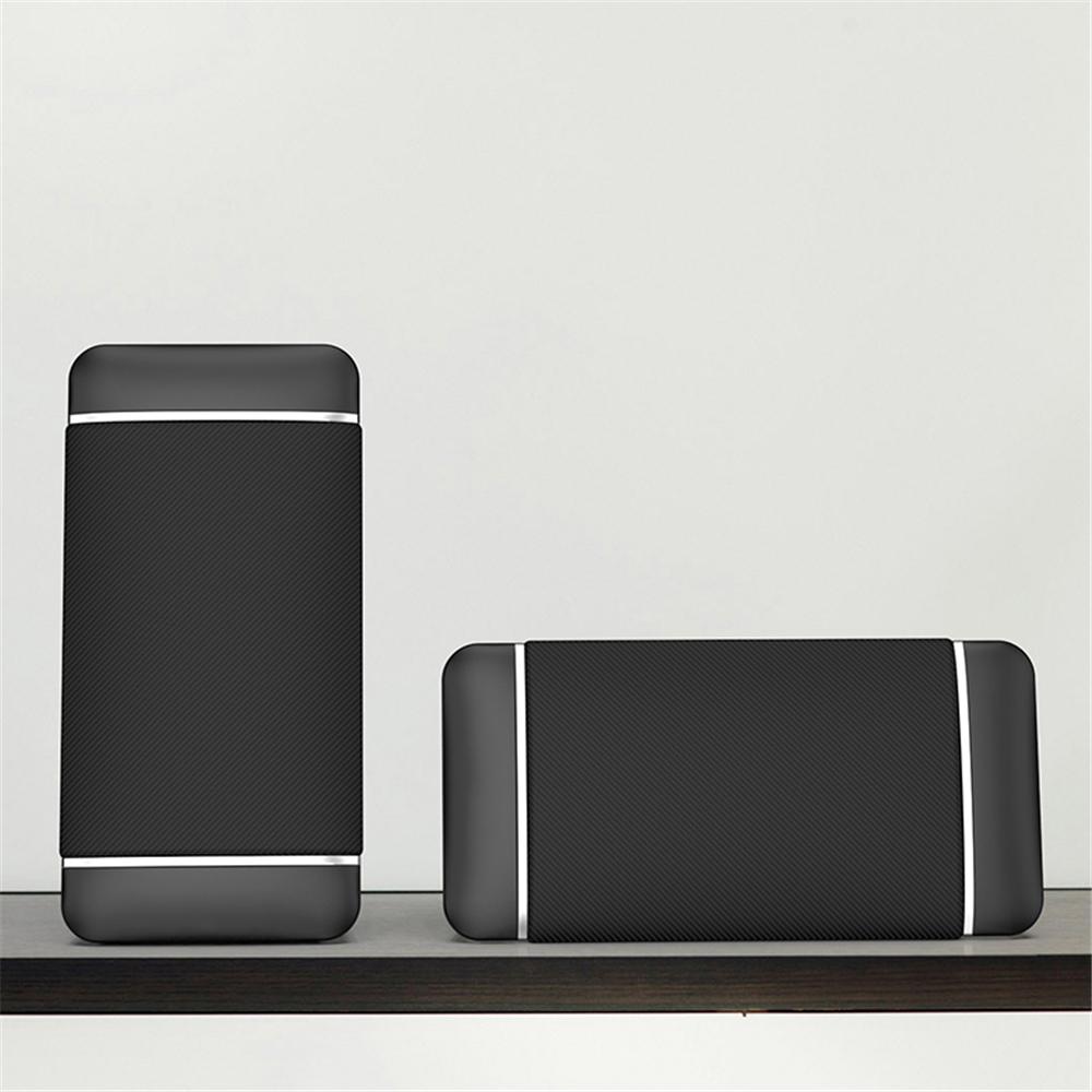 2 Pieces Wired Computer Speakers USB + AUX Mini PC Speaker for Laptop Desktop Phone 5W Audio Multimedia Loudspeaker: black