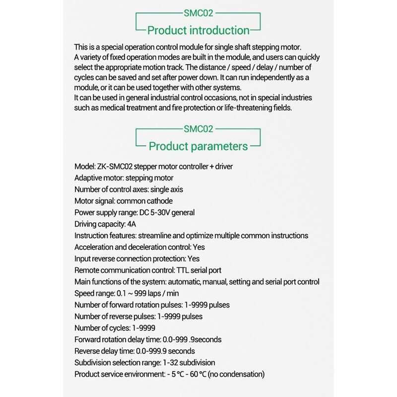 Drive Integrated 42 57 Stepper Motor Controller Positive Negative Control Drive Angle Pulse Speed PLC Serial