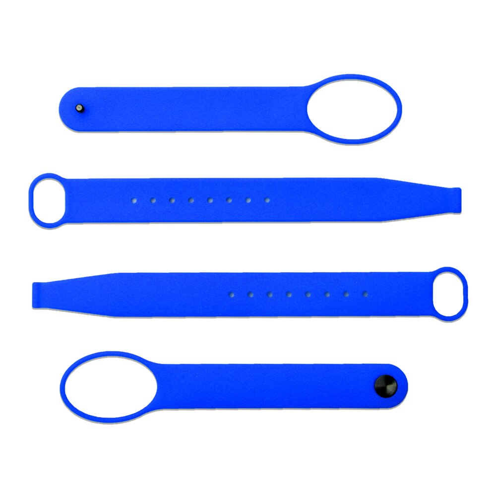 Siliconen Vr Touch Controller Knuckle Bandjes Voor Oculus Quest/Rift S Vr Controller Verstelbare Handgreep Bevestiging Riem Accessoires: Blauw