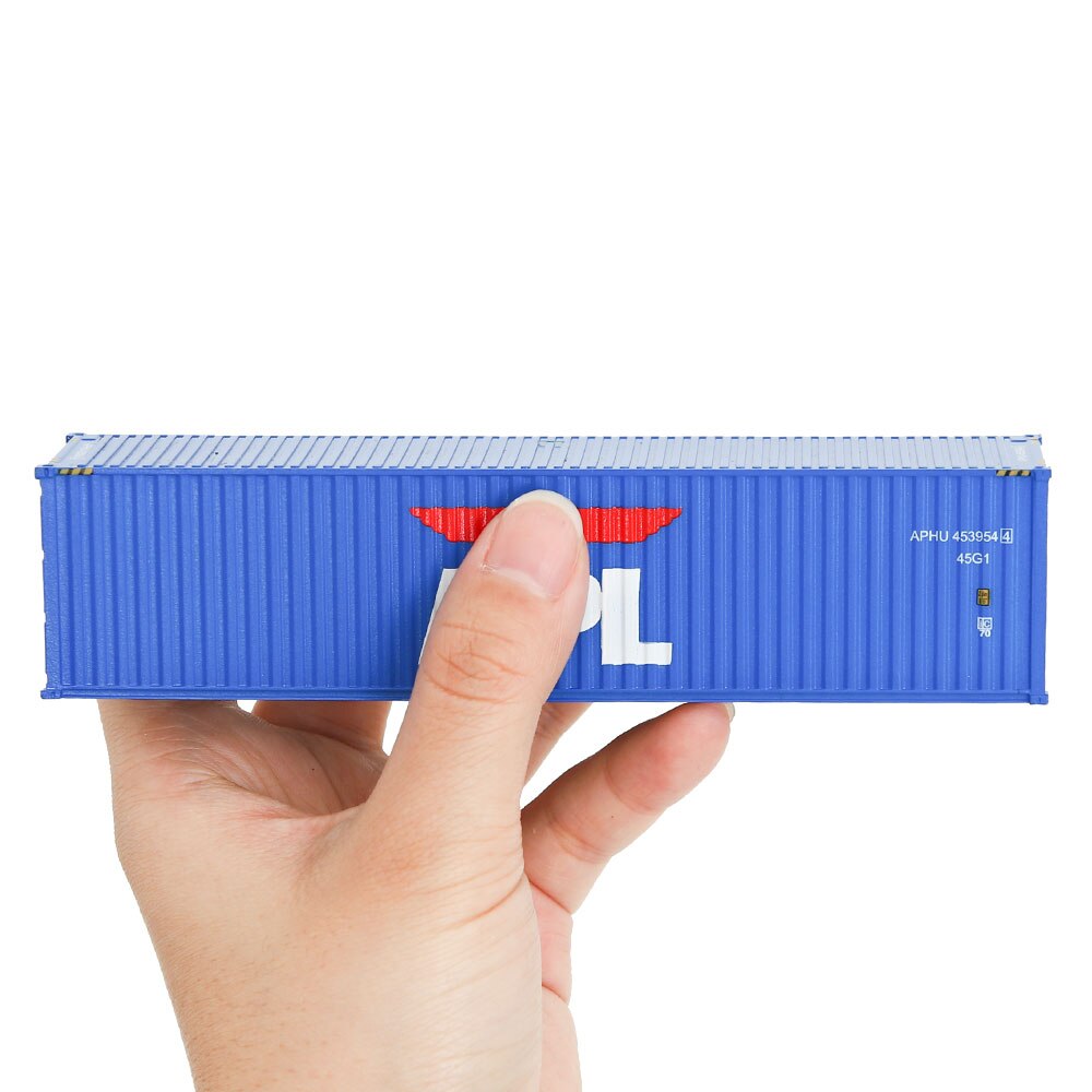 1:87 HO scale train Model 40 feet container Oceangoing Ship Freighter Boat Accessories Scale model parts: APL