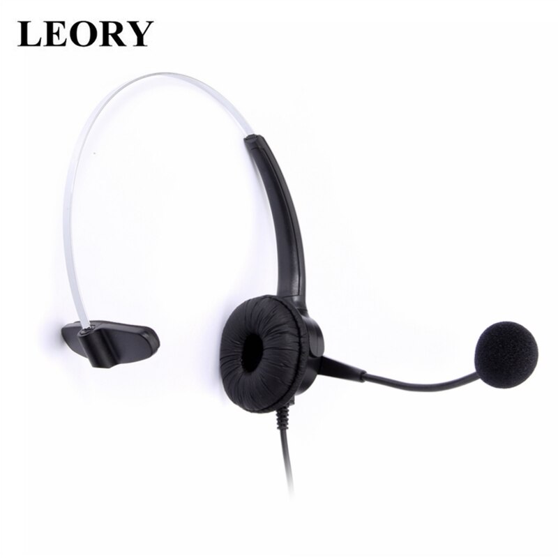 RJ11 Telefoon Headset Met Microfoon Noise Cancelling Verstelbare Microfoon Koptelefoon Hoofdtelefoon Voor Kantoor Call Center