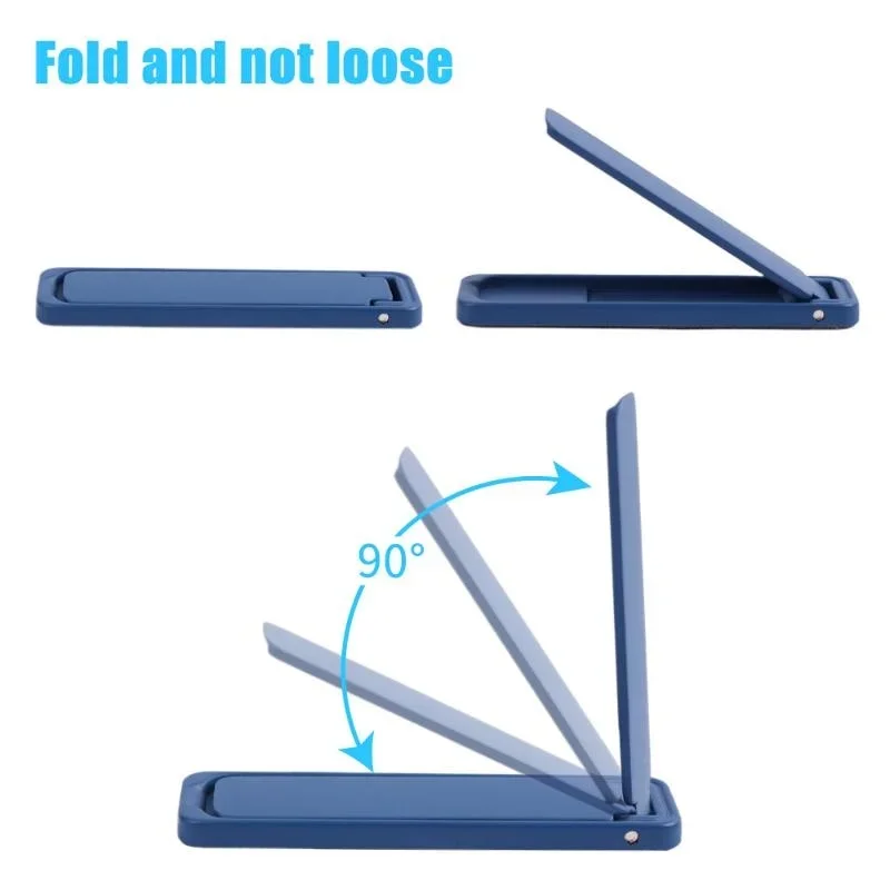 Invisible Ultra Thin Mini Metal Folding Mobile Phone Holder Stand Alloy Portable Phone Kickstand Bracket Desktop Phone Holder